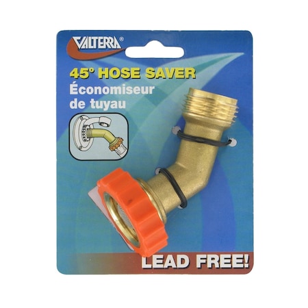 Valterra HOSE SAVER 45 DEGREES, BRASS, LEAD-FREE, CARDED A01-0019VP